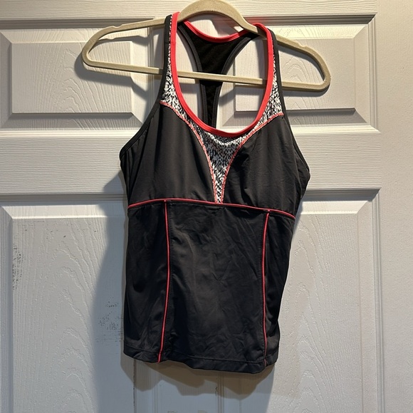 Athleta Torpedo Tankini Bikini Swimsuit Top M bathing suit - Picture 2 of 8